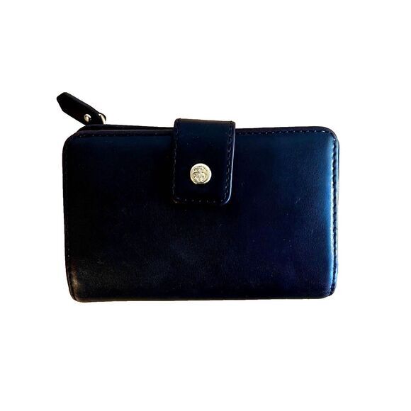 Brooks Brothers‎ Men's Wallet Zippered Coin Compartment Leather EUC - Picture 1 of 14